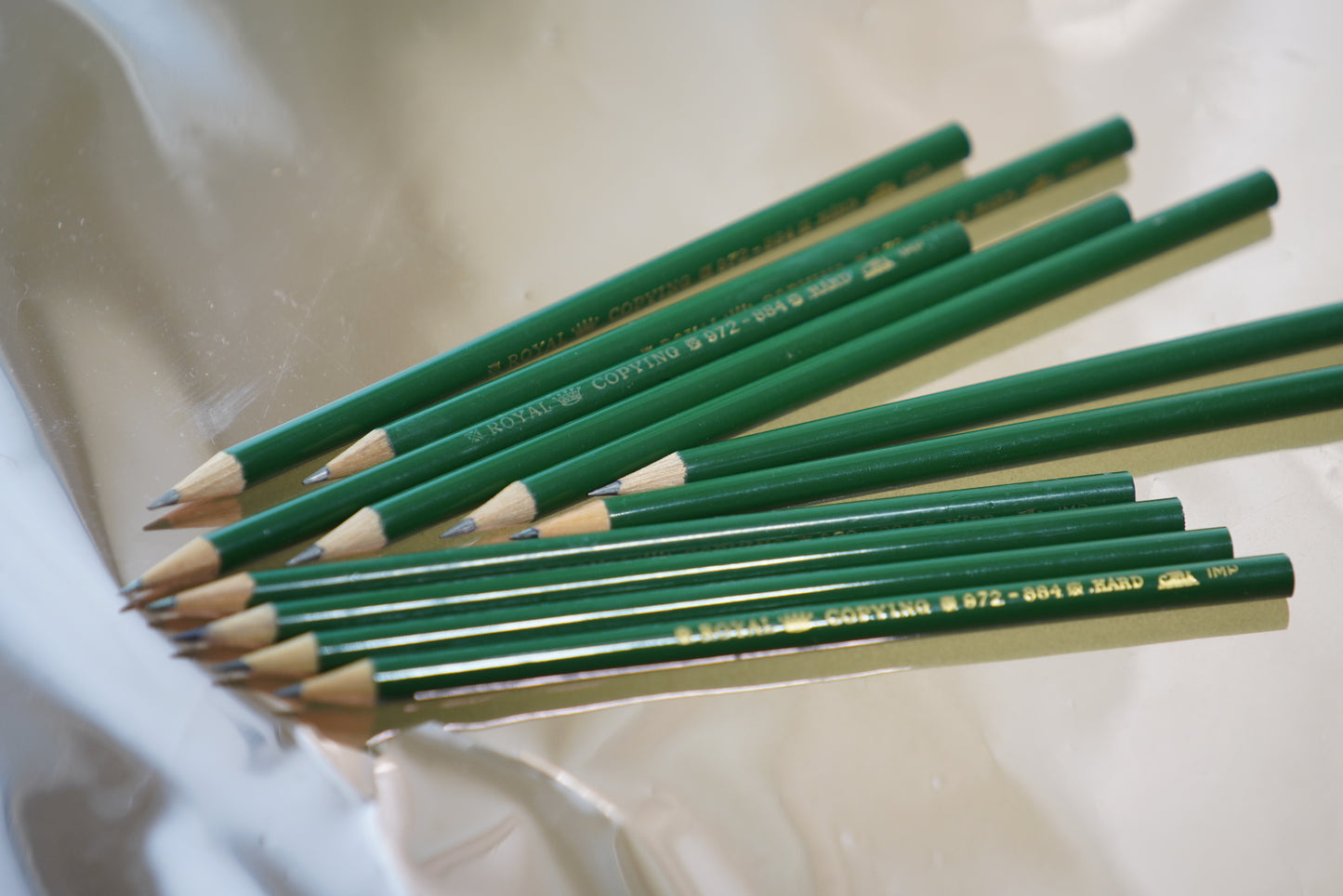 Green pencils
